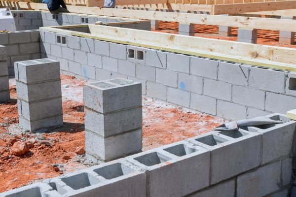 Cement Block Installation in Snohomish