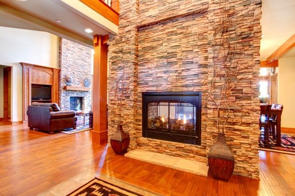 Stone Hearth Installation in Snohomish